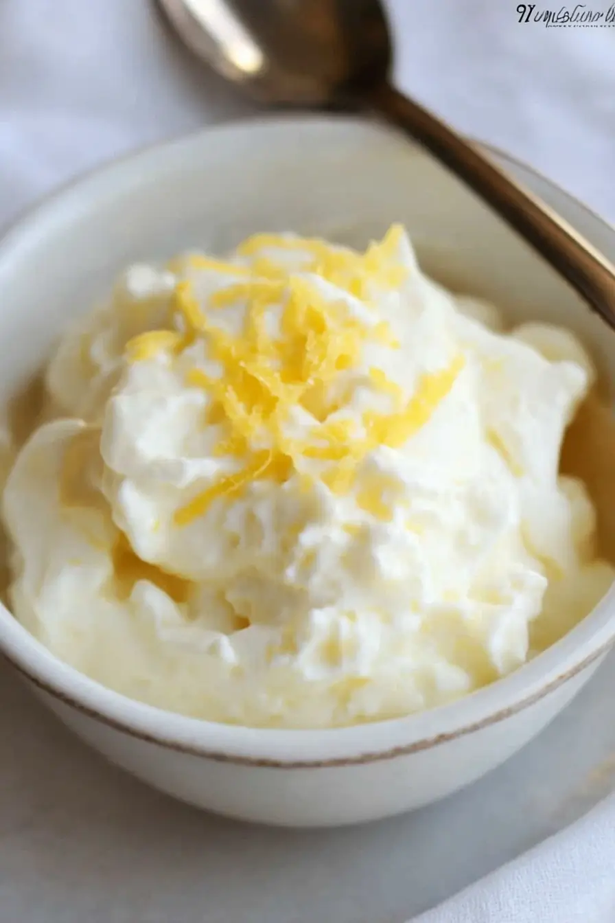 15 Minute Lemon Cheesecake Pudding Recipe With High Protein 2