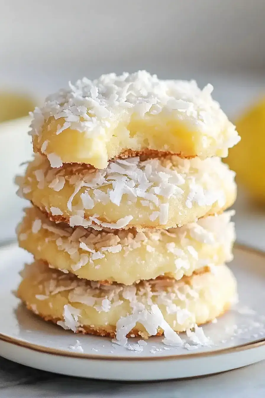 7 Easy Lemon Coconut Cheesecake Cookies You Must Try Today