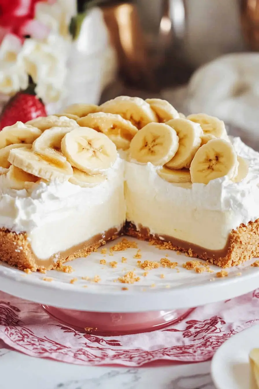 no-bake banana cream pie