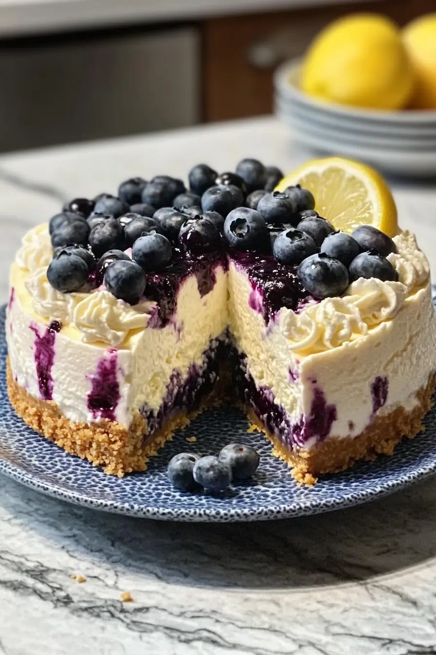 Lemon Blueberry Cheesecake: A Delightful Taste of Heaven 1 Lemon Blueberry Cheesecake A Delightful Taste of Heaven