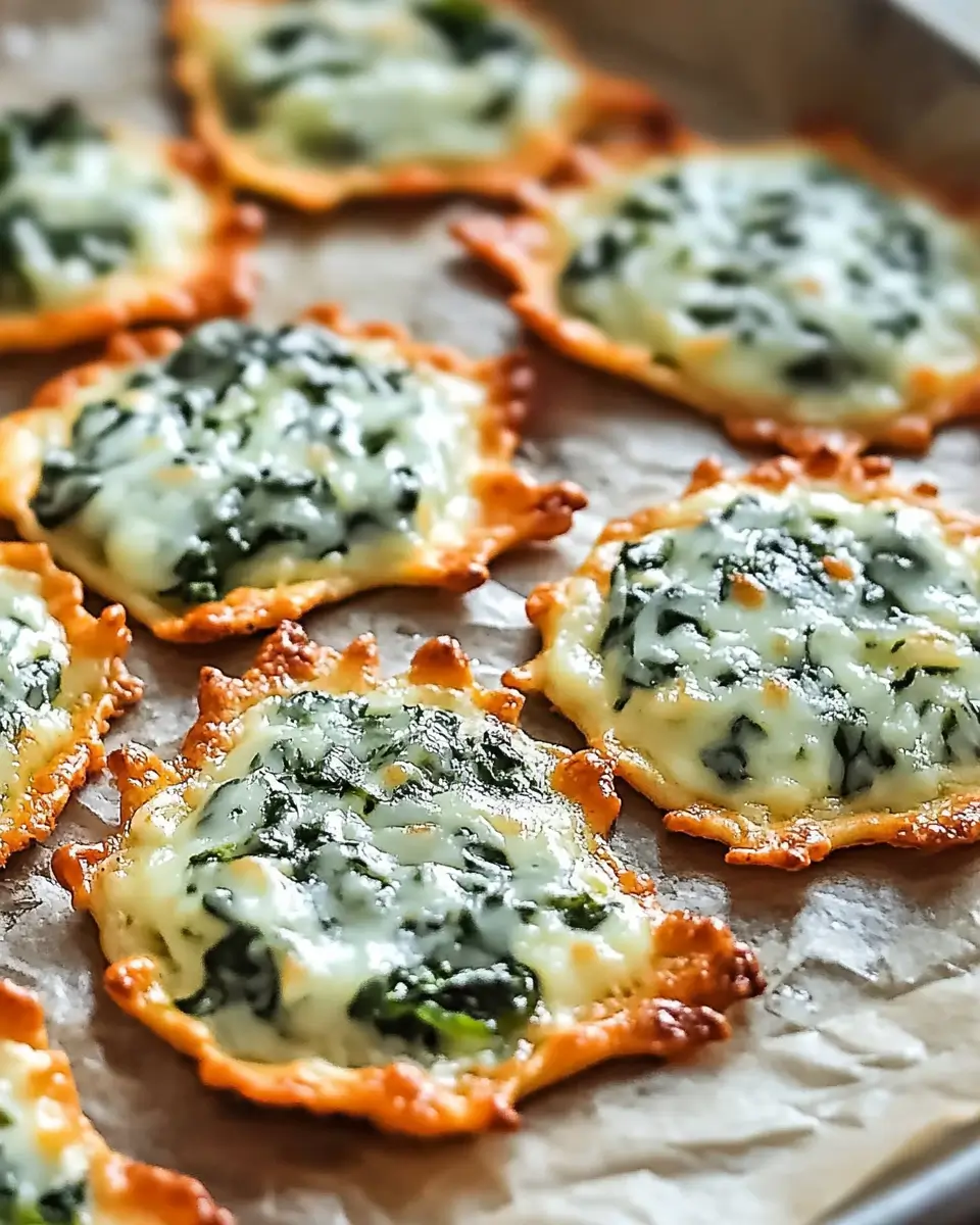 Spinach Dip Cheese Crisps: The Irresistible Snack Sensation 1 Spinach Dip Cheese Crisps