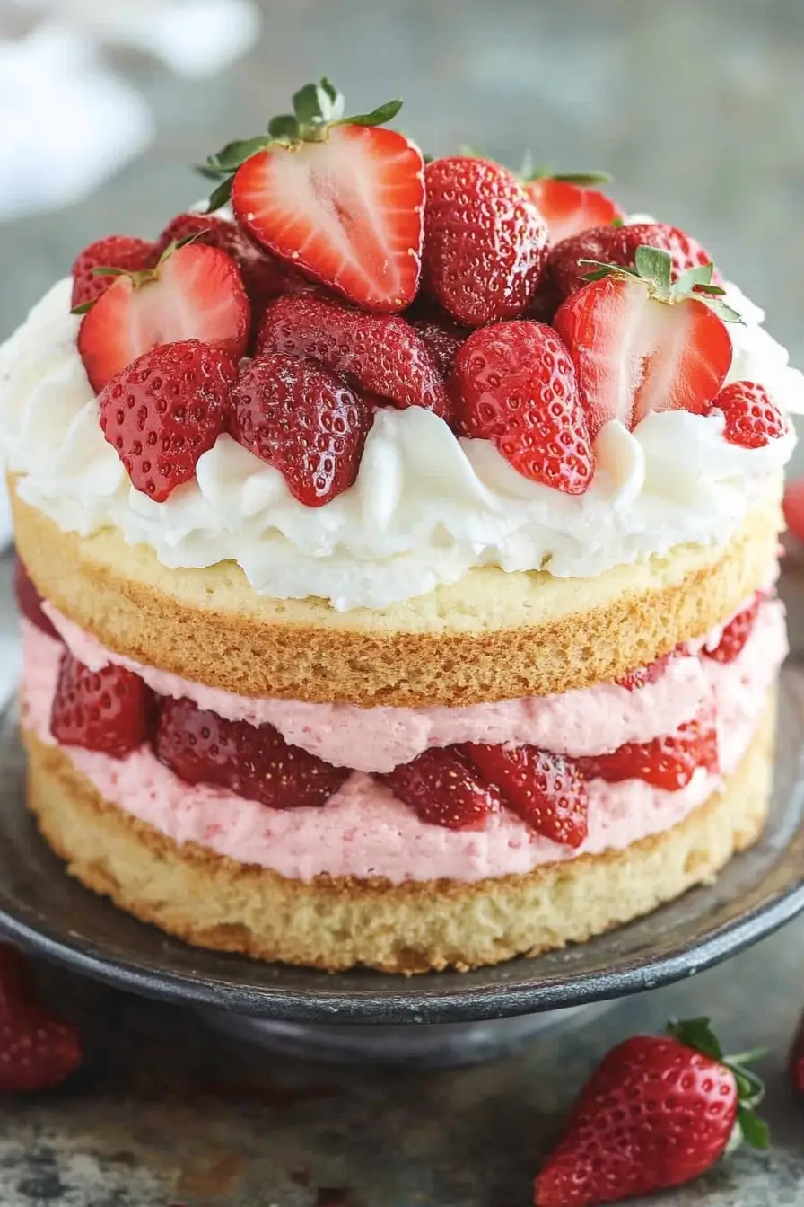 Strawberry Shortcake Layer Cake: 5 Secrets to Baking Perfection 1 Strawberry Shortcake Layer Cake 5 Secrets to Baking Perfection