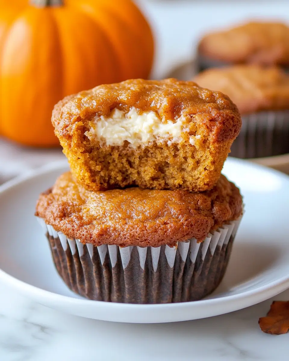 cream cheese pumpkin muffins