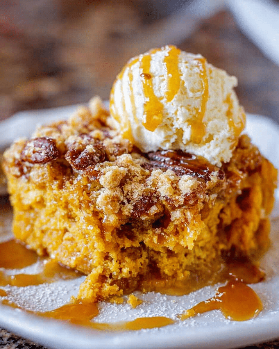 Pumpkin Dump Cake Recipe: Fall's Easiest Dessert Ever!