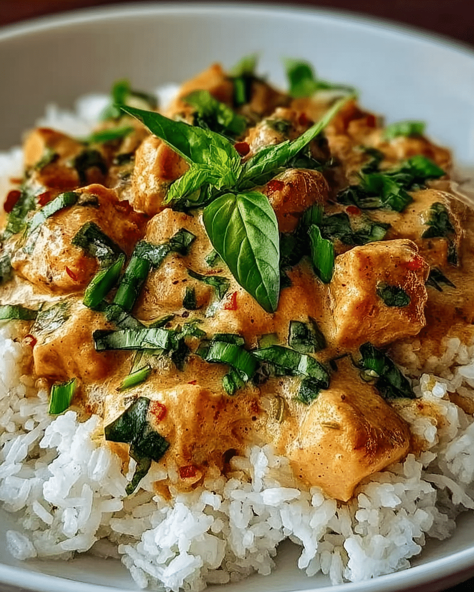 Spiced Coconut Basil Chicken: A Flavor Explosion!