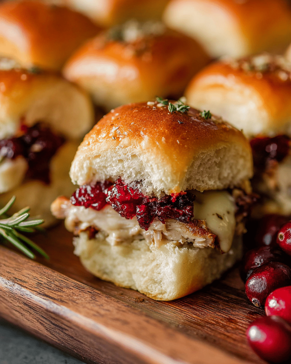 Turkey Cranberry Sliders: Thanksgiving Leftovers Magic in Minutes!