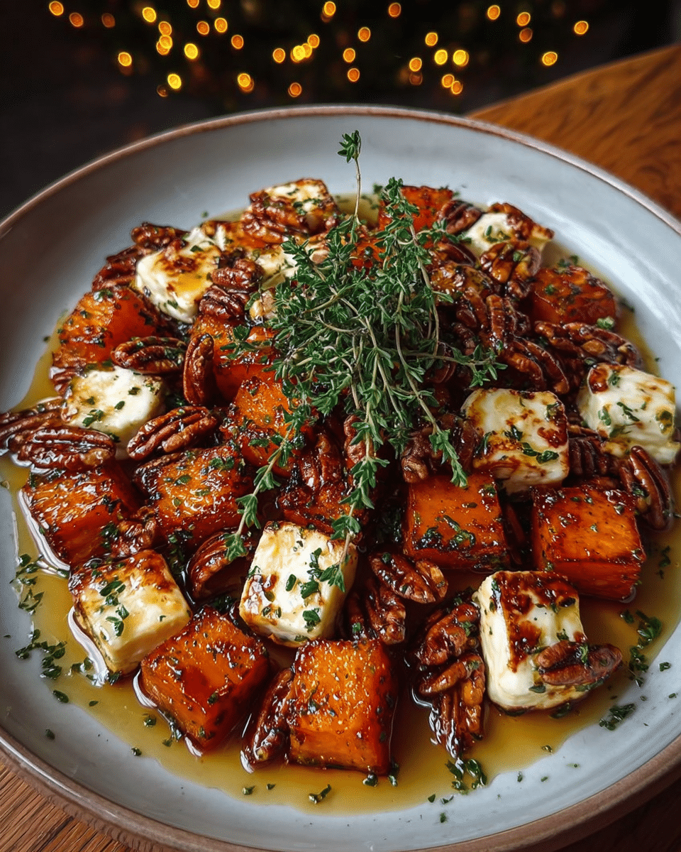 How to Elevate Caramelized Butternut Squash with Brie & Pecans