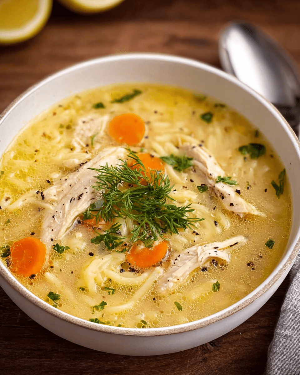 How Greek Lemon Chicken Soup Warms Your Soul in Minutes 1 How Greek Lemon Chicken Soup Warms Your Soul in Minutes