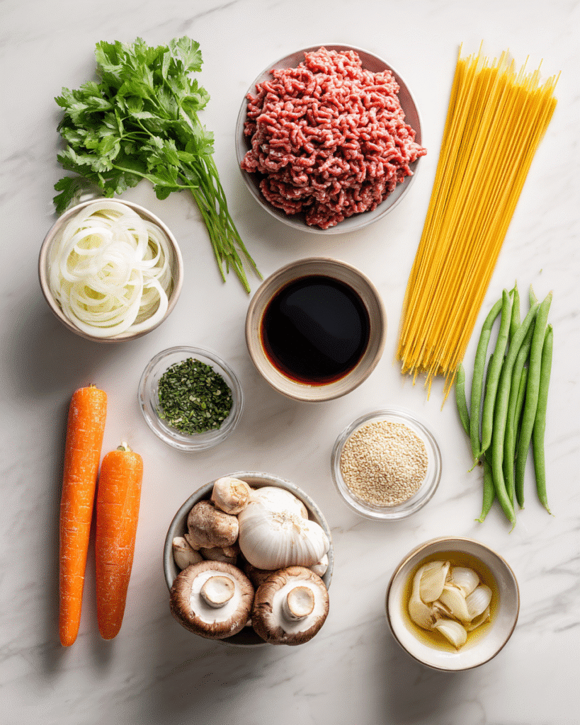 Craving a pasta night with an Asian twist? Unlock 5 mind-blowing flavor secrets for Asian-Style Ground Beef Spaghetti that will transform your weeknight dinner. Learn how now!