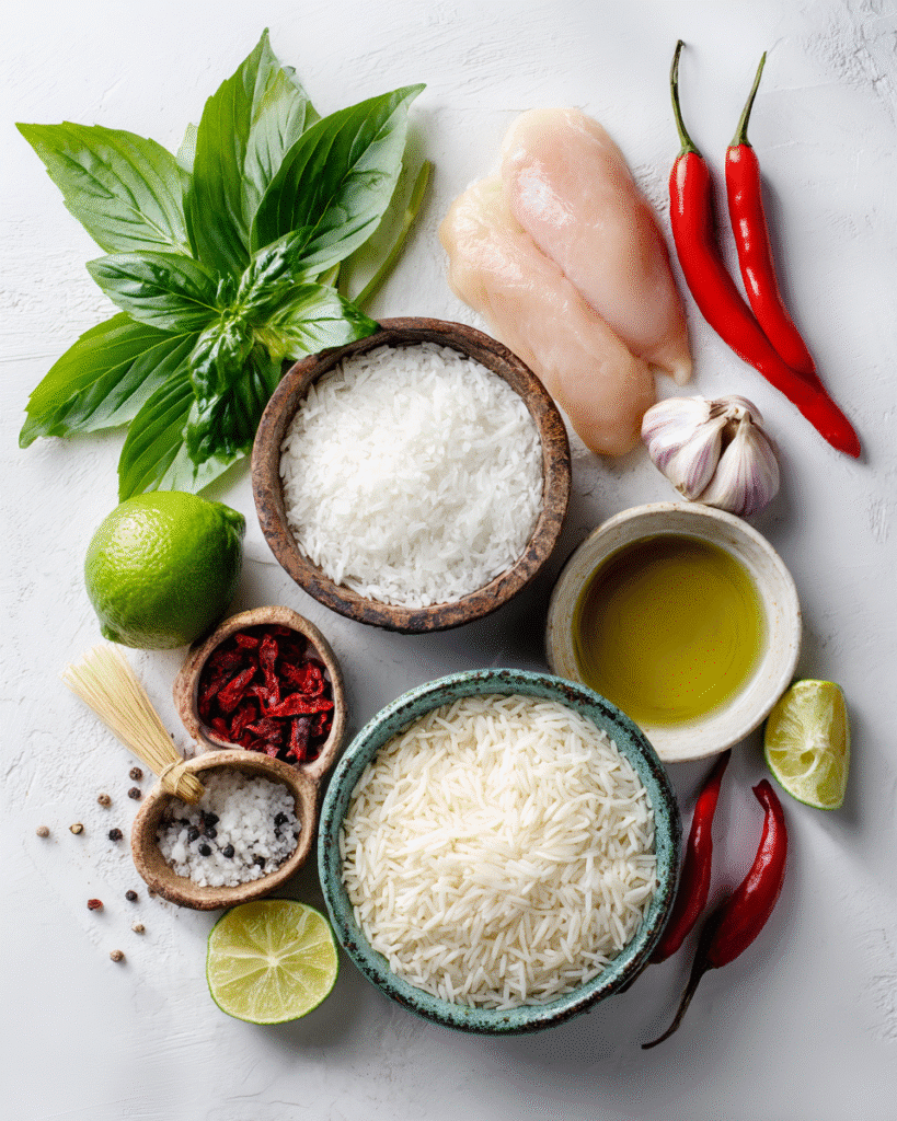 Craving a tropical dinner that'll tantalize your taste buds? Learn how to make mouthwatering Spiced Coconut Basil Chicken with Rice that brings restaurant flavor right to your kitchen. Discover now!