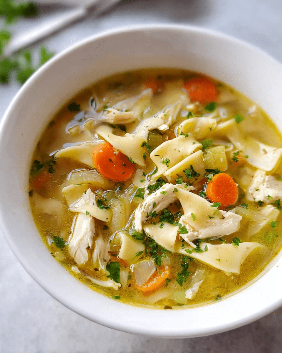 Homemade Chicken Noodle Soup: Comfort in a Bowl!
