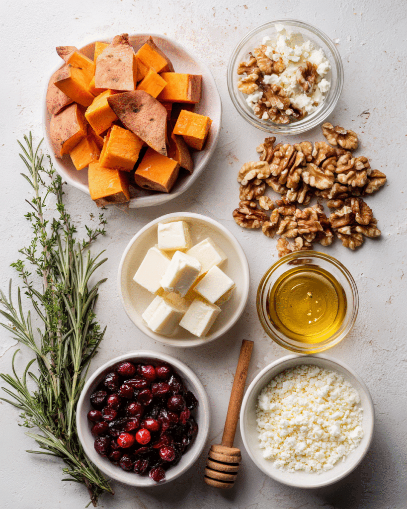 Craving a showstopping appetizer that'll impress your guests? These sweet potato rounds with brie, cranberries & toasted walnuts deliver gourmet flavor in every bite. Learn how! *Discover now*
