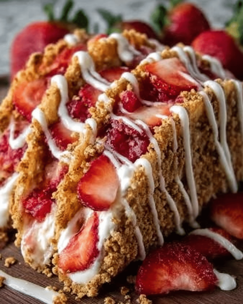 Strawberry Crunch Cheesecake Tacos: Dessert Magic in Minutes!