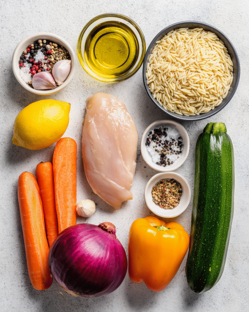 Craving a zesty weeknight dinner? This Lemon Chicken & Veggie Orzo Stir Fry delivers fresh flavor in under 30 minutes perfect for busy families. Discover your new go to meal!