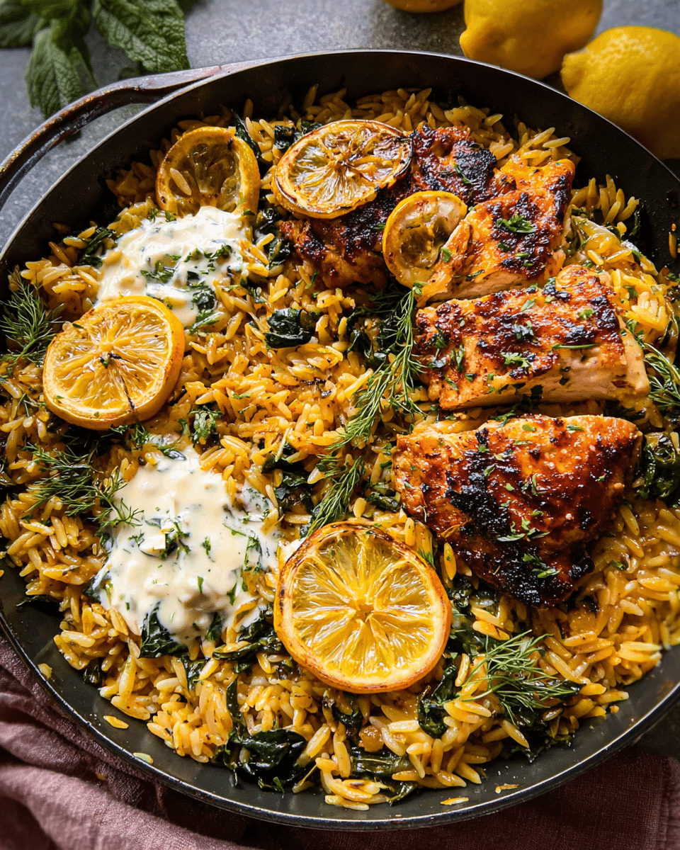 Lemon Butter Dijon Chicken: A Creamy Orzo Dream 1 Lemon Butter Dijon Chicken: A Creamy Orzo Dream