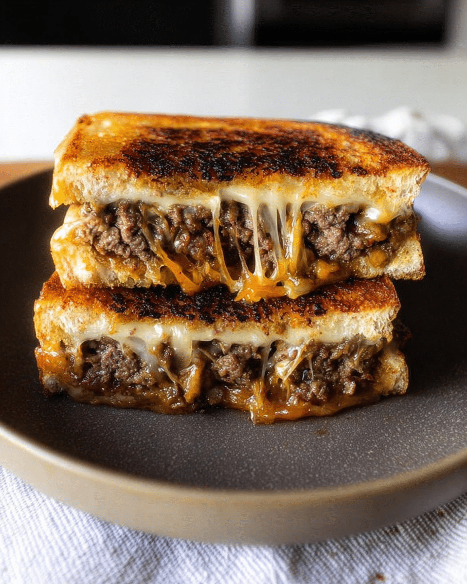 Ultimate Cheesy Ground Beef Melt: Comfort Food Magic!