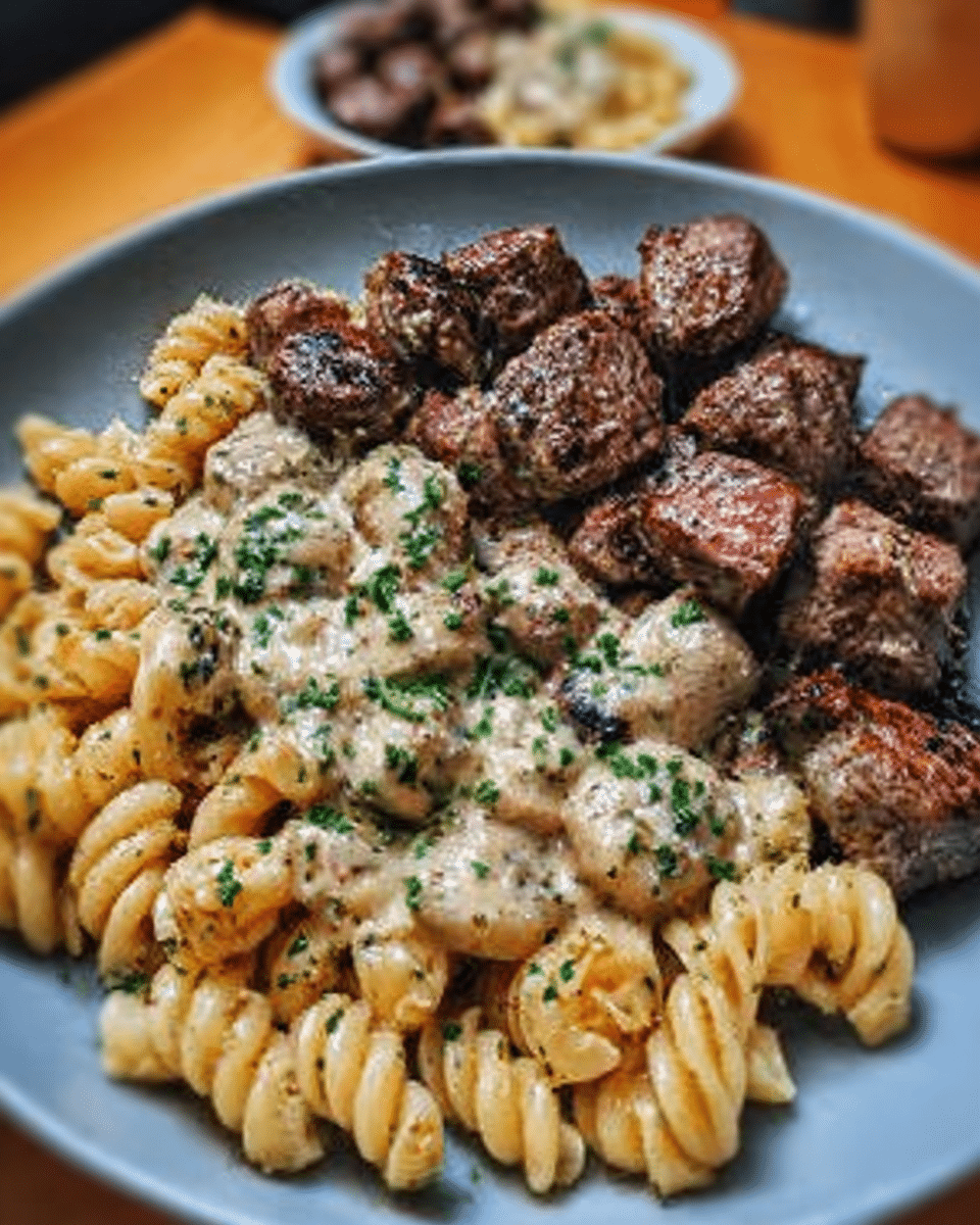 Best Steak Bites in Garlic Parmesan Sauce Youll Love Tonight