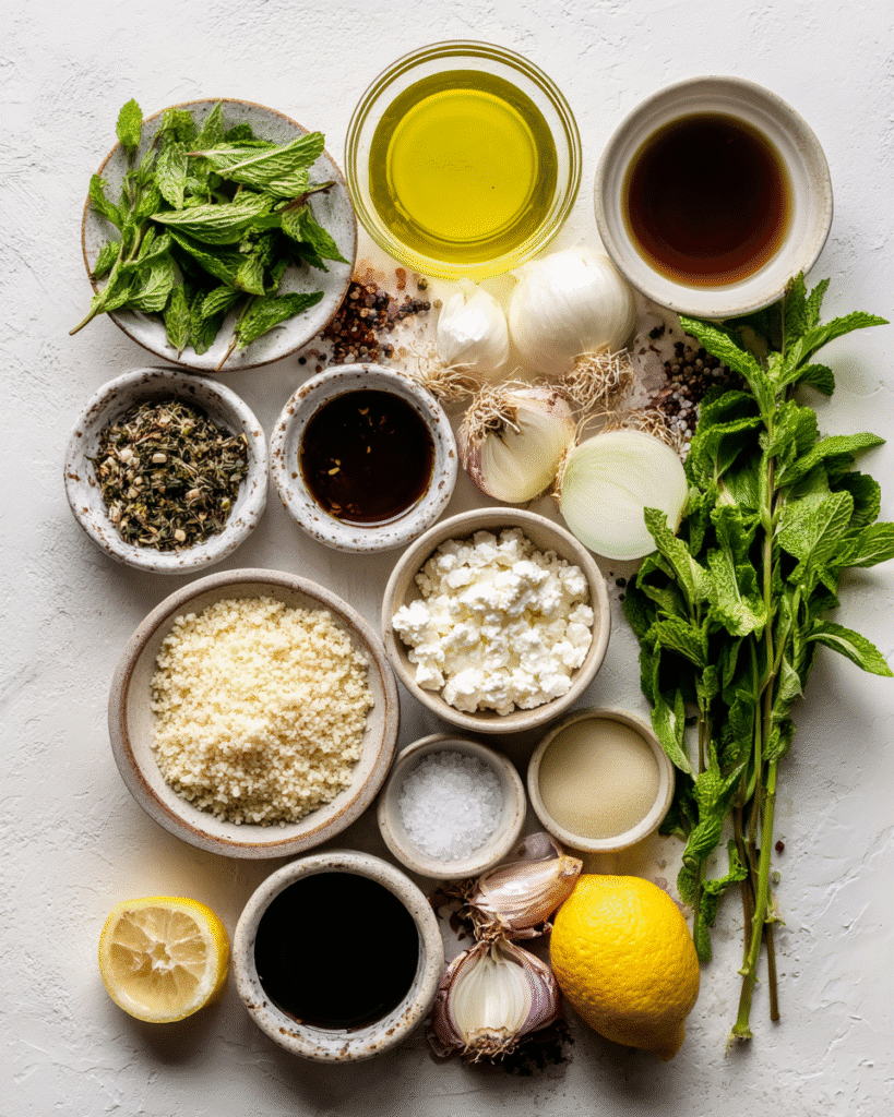 Craving a gourmet side dish that elevates your meal? Learn how to transform humble couscous into a Caramelized Shallot & Herbed Goat Cheese Couscous Salad that impresses. Discover now!