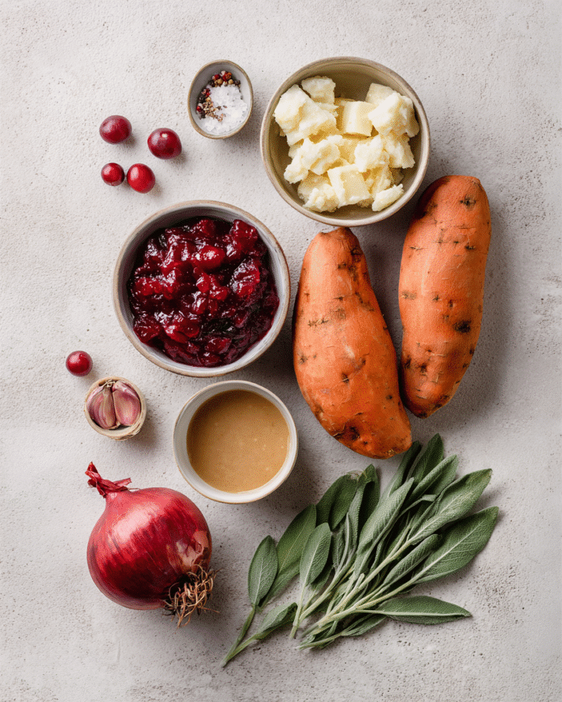 Craving a cozy autumn dish that transforms humble sweet potatoes into a gourmet flatbread? Learn how to make a Sweet Potato Flatbread with Sage, Caramelized Onions & Cranberry Sauce that'll wow your dinner guests. Discover now!