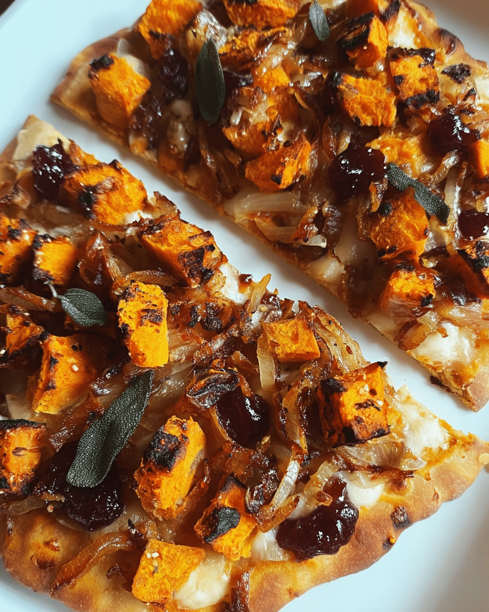 Sweet Potato Flatbread: A Rustic Feast of Fall Flavors