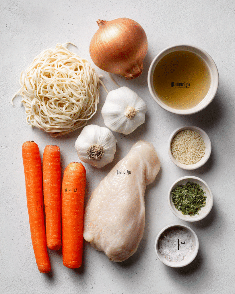 Classic Ginger Garlic Chicken Noodle Soup: Comfort in a Bowl 2 Craving ultimate comfort food? Dive into our Classic Ginger Garlic Chicken Noodle Soup that warms your soul and satisfies every taste bud with hearty, healing flavors. Discover now.