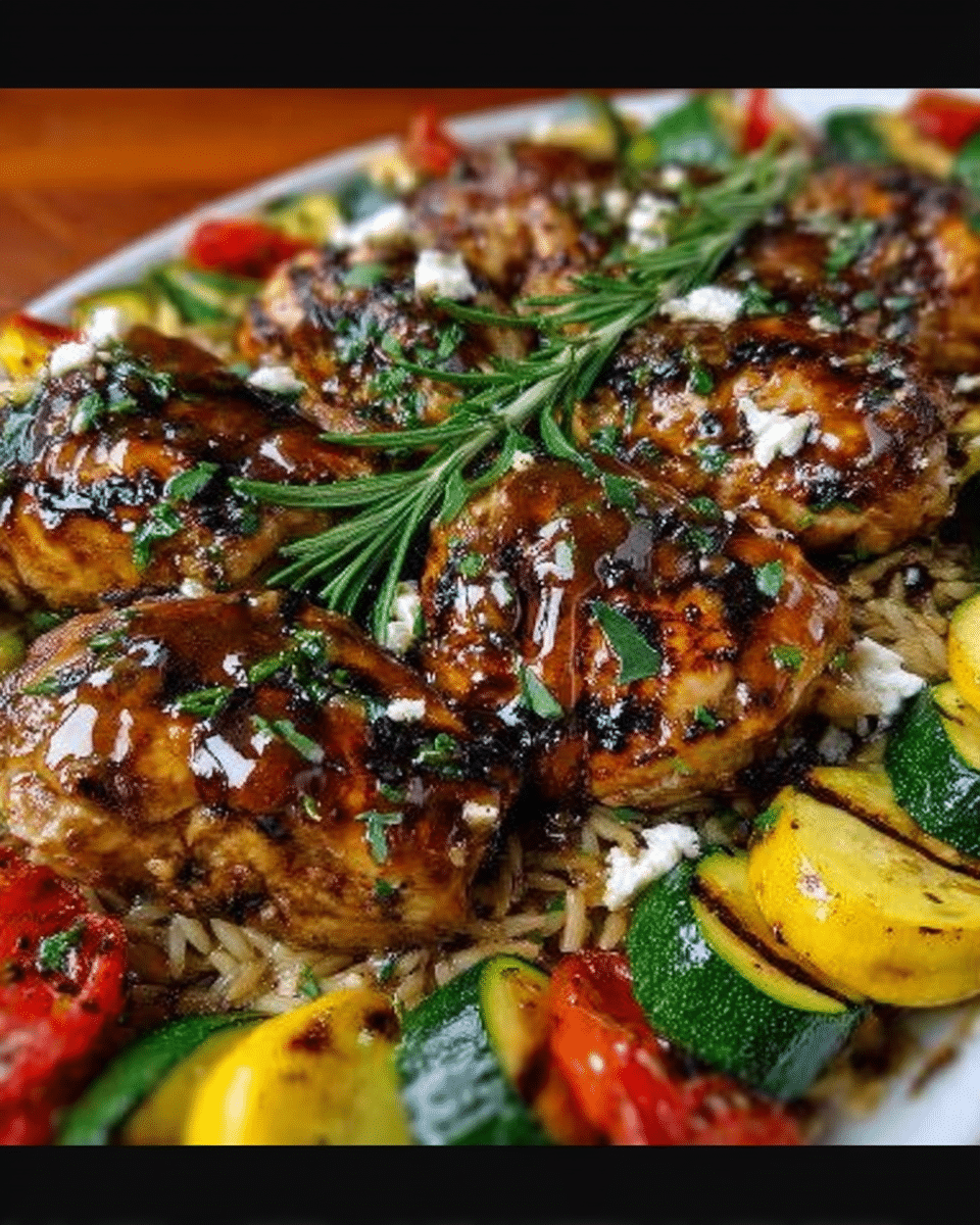 Balsamic Glazed Chicken: A Mediterranean Dinner Delight