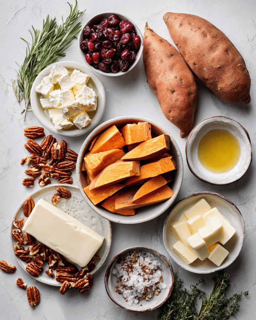 Craving a showstopping holiday appetizer? These sweet potato rounds with brie, cranberry & pecans are guaranteed to impress your guests and elevate your festive spread. Discover now!