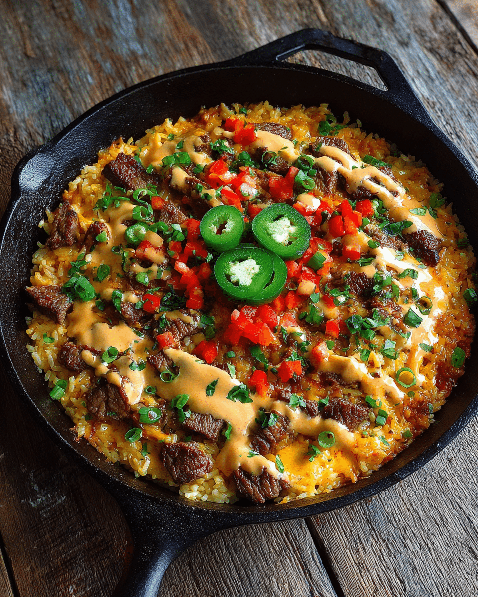 Steak Queso Rice Delight: How to Make This Cheesy Comfort Bowl
