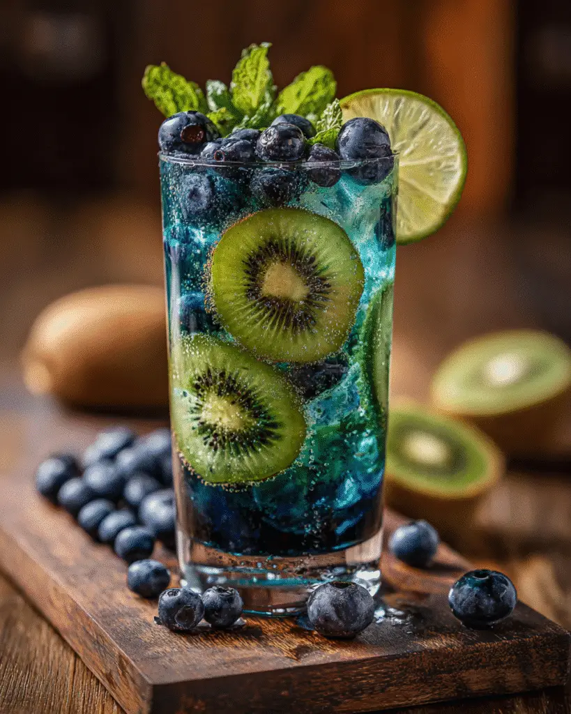 Kiwi Blueberry Mojito Cocktail: How to Make This Summer Drink