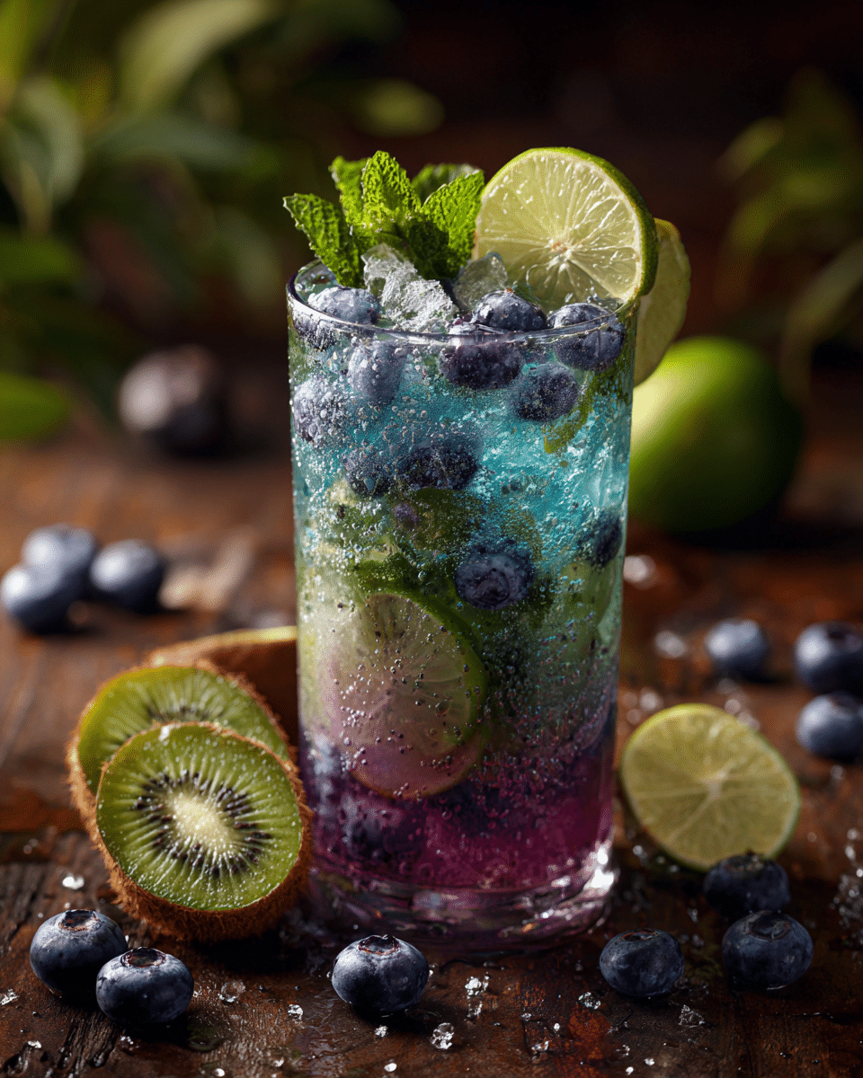 Kiwi Blueberry Mojito Cocktail: How to Make This Summer Drink