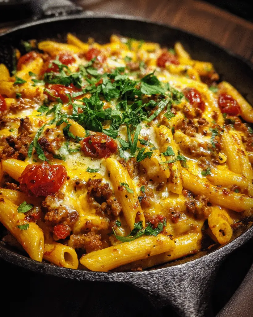 Cheesy Sausage Pasta Skillet: How to Make This 30-Minute Meal 2 Cheesy Sausage Pasta Skillet: How to Make This 30-Minute Meal
