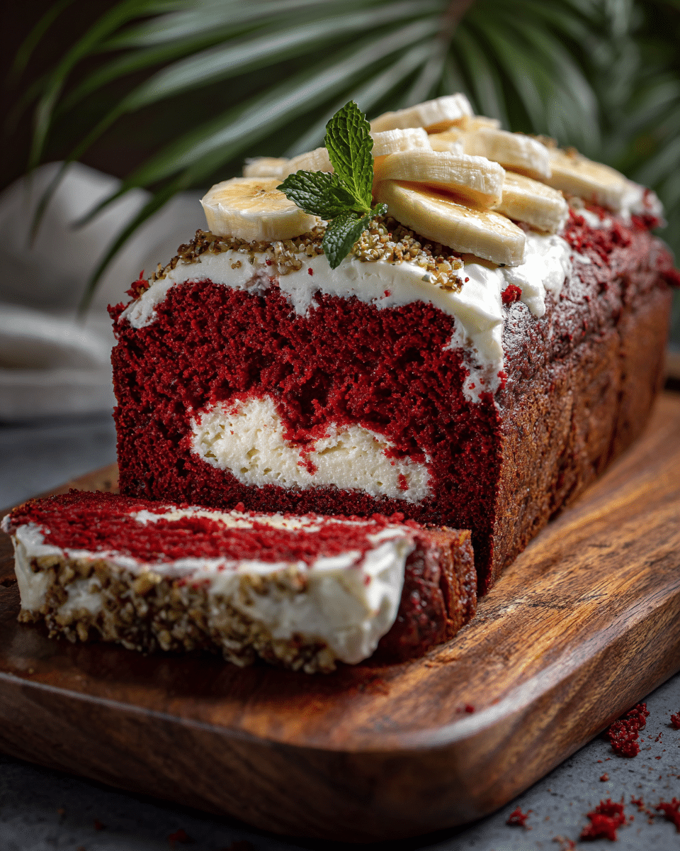 Red Velvet Banana Bread: Decadent Dessert Magic Revealed!