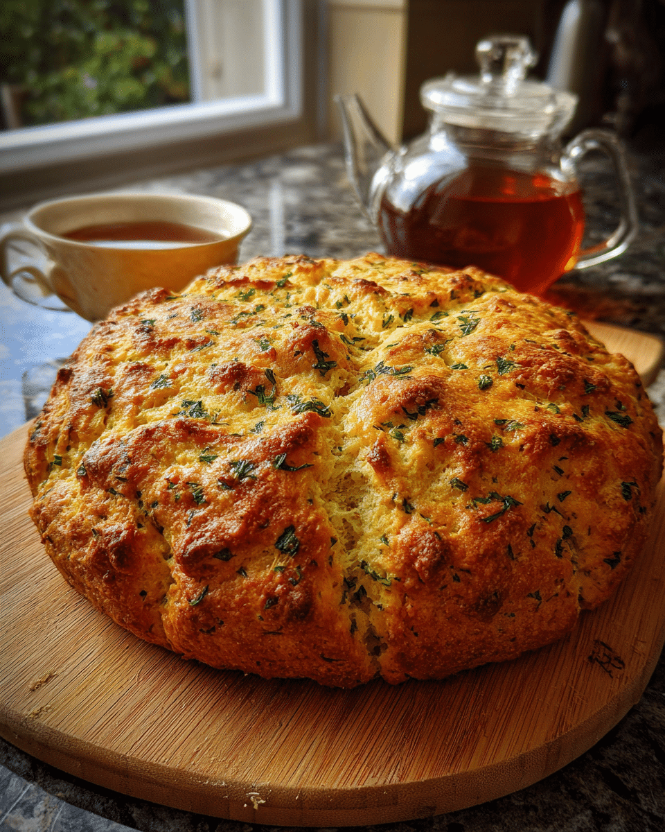 How to Make Cheddar and Herb Soda Bread in 30 Minutes