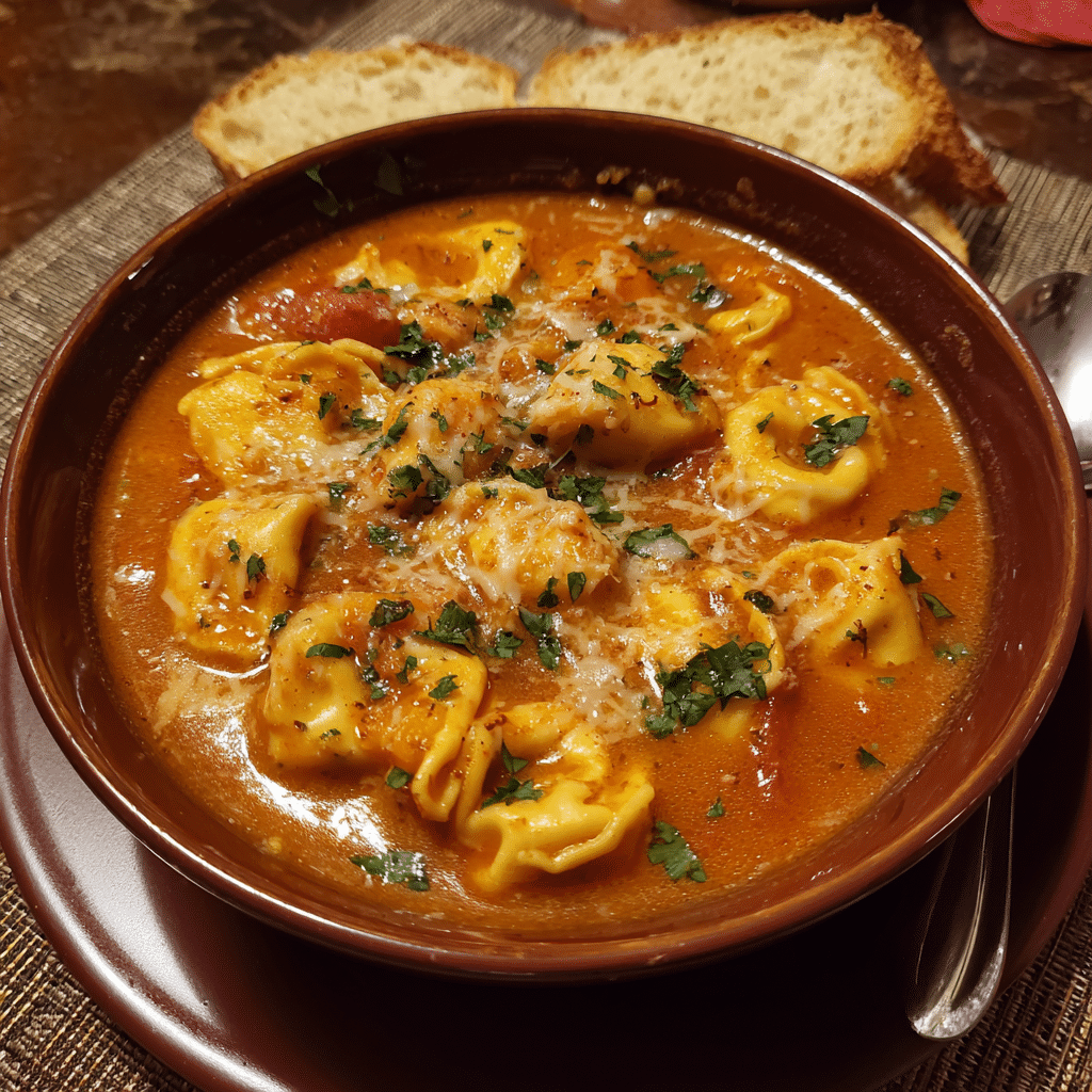 Cheesy Tomato Tortellini Soup: How to Make This Cozy Recipe 2 Cheesy Tomato Tortellini Soup: How to Make This Cozy Recipe