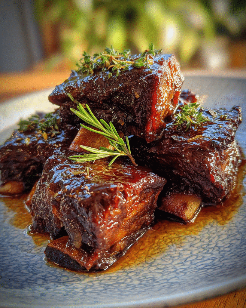 Classic Balsamic Bourbon Short Ribs: Best Recipe for Tender Meat