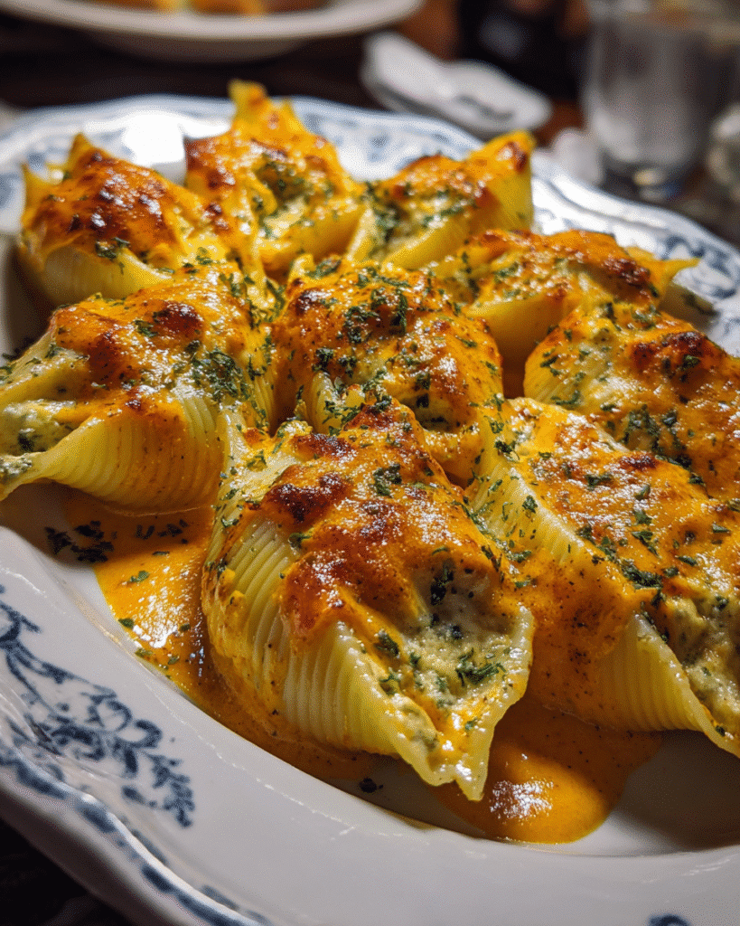 Stuffed Shells With Pumpkin Cream Sauce: Easy Fall Recipe 2 Stuffed Shells With Pumpkin Cream Sauce: Easy Fall Recipe