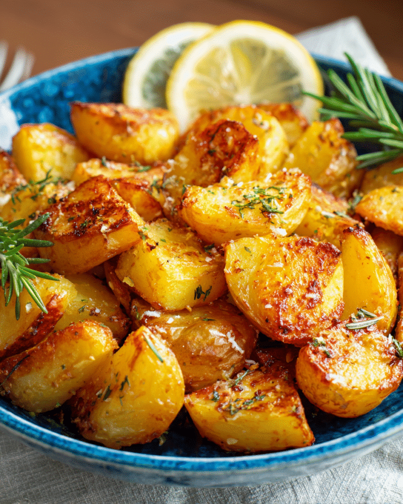 Traditional Crispy Greek Lemon Potatoes: How to Make Perfect Ones