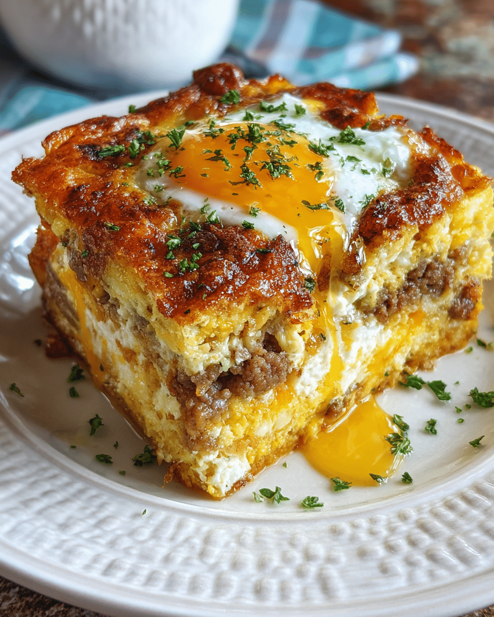 Irresistible Sausage Egg And Cheese Breakfast Casserole Recipe 1 Irresistible Sausage Egg And Cheese Breakfast Casserole Recipe