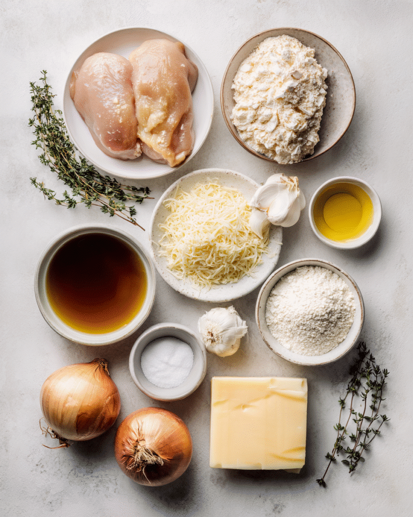 Craving the ultimate comfort meal? This French Onion Chicken Bake transforms classic soup flavors into a hearty, cheesy dinner that'll make your taste buds dance. Learn how now!
