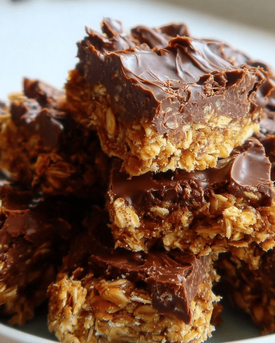 No-Bake Chocolate Oat Bars: Deliciously Easy Dessert Magic