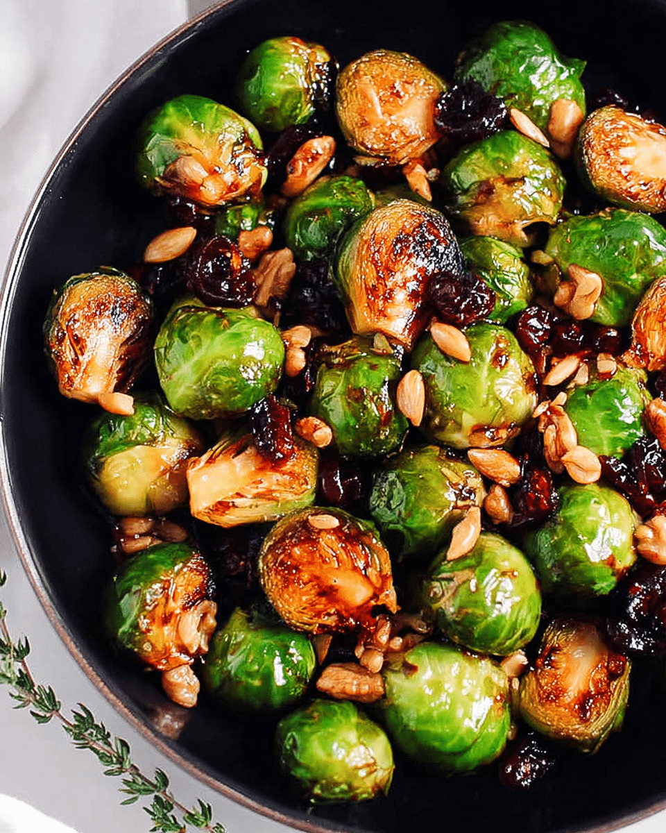 Balsamic Glazed Brussels Sprouts: A Festive Holiday Side Dish