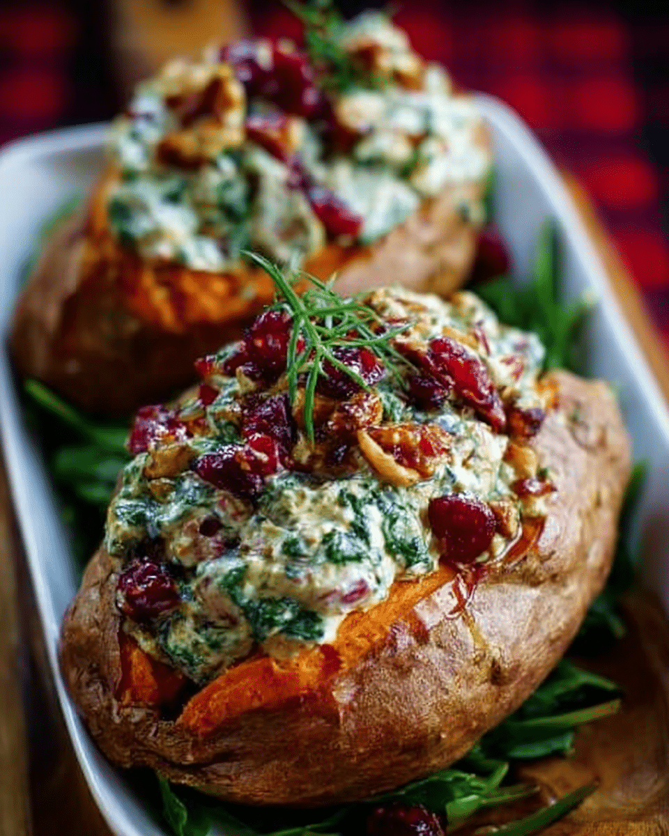 How Creamy Ricotta & Spinach Stuffed Sweet Potatoes Wow Dinner
