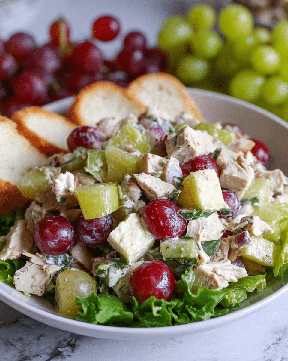 How to Make Easy Chicken Salad With Grapes in Minutes