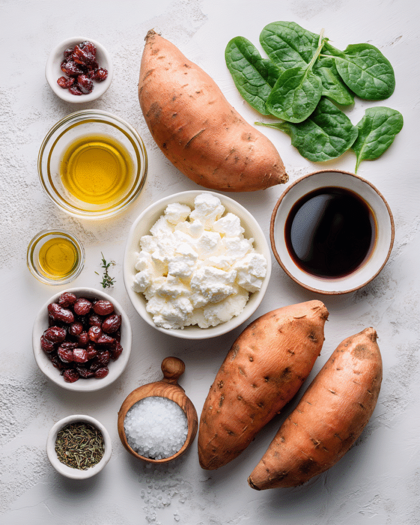 How Creamy Ricotta & Spinach Stuffed Sweet Potatoes Wow Dinner 2 Craving a dinner that's both elegant and comforting? These Creamy Ricotta & Spinach Stuffed Sweet Potatoes with Balsamic Cranberry Glaze transform ordinary ingredients into a stunning meal. Discover now!