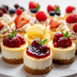 Elegant No Bake Mini Cheesecakes: 5 Irresistible Bites