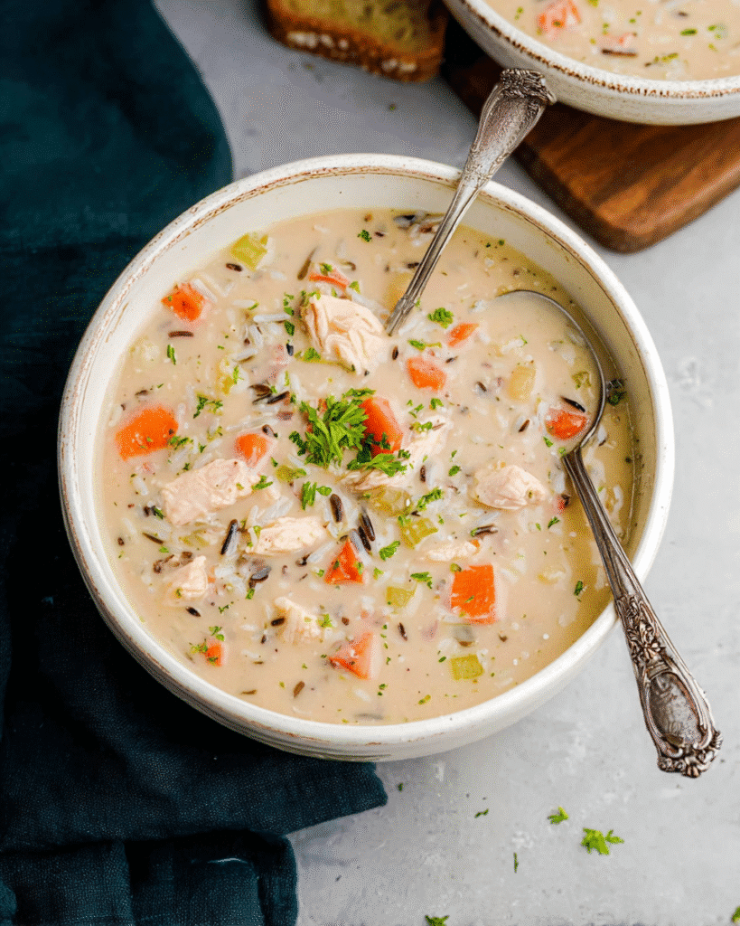 Chicken and Wild Rice Soup: Cozy Comfort in Every Spoonful!
