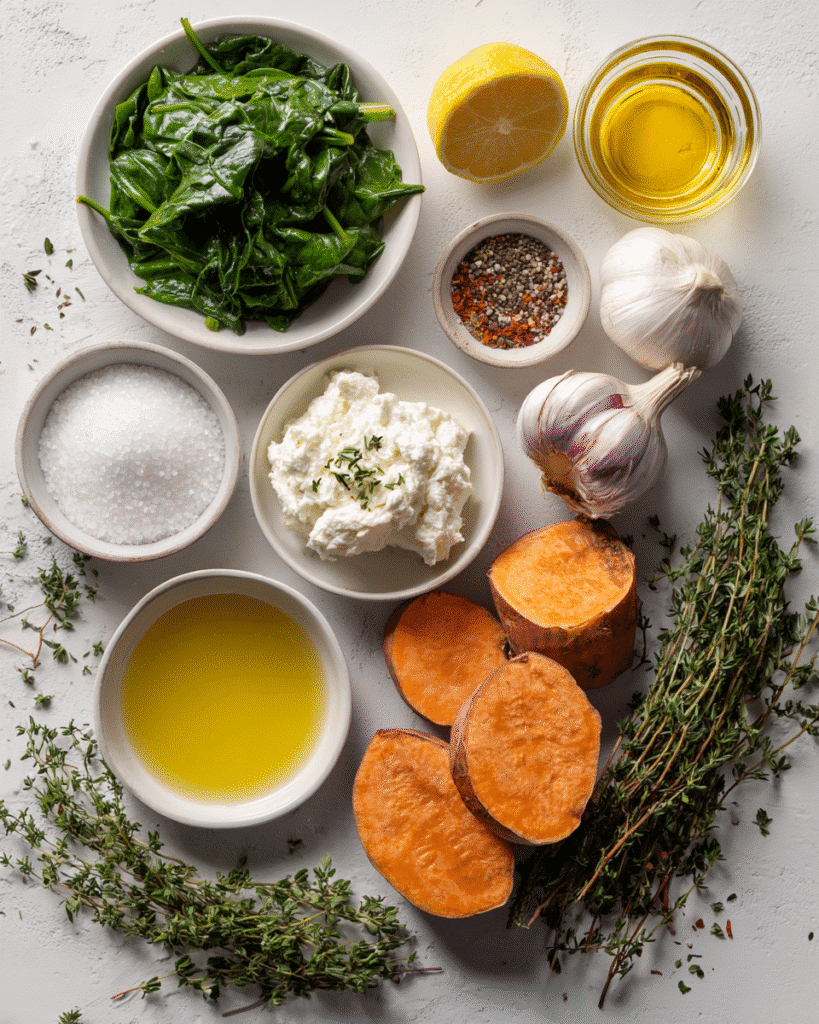 Spinach Ricotta Sweet Potatoes: Best Herb-Drizzled Comfort Meal! 2 Craving a cozy vegetarian dinner that's both nutritious and indulgent? Learn how to make Spinach & Ricotta Stuffed Sweet Potatoes with Herb Drizzle that'll transform your weeknight meals. Discover now!
