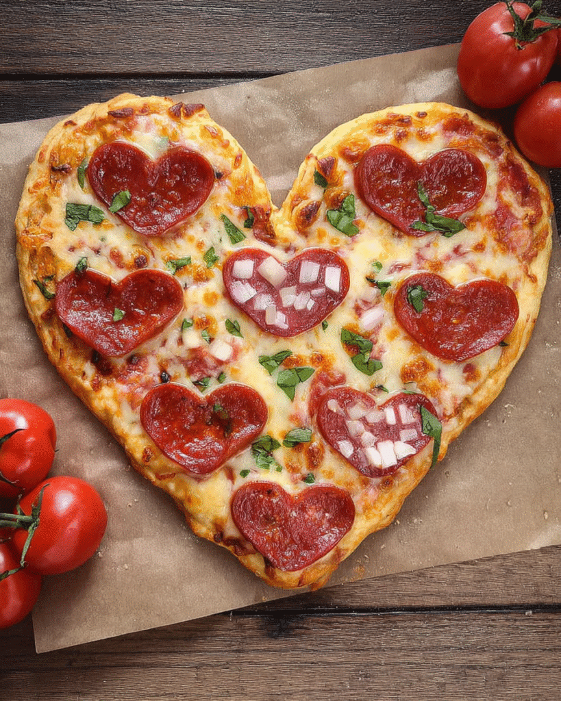 Heart-Shaped Mini Valentine Pizzas: Cute Bites of Love! 6 Heart-Shaped Mini Valentine Pizzas: Cute Bites of Love!