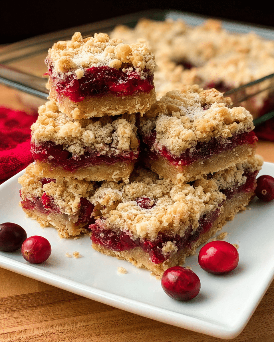 Craving a dessert that combines sweet and tangy flavors? These Cranberry Crumble Bars are the perfect seasonal treat that'll impress your family and friends. Discover the ultimate holiday baking recipe now!