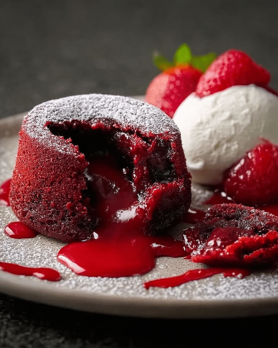 Craving a decadent dessert that oozes pure indulgence? Learn how to create these irresistible Red Velvet Molten Lava Cupcakes that will transform your baking game. Discover the secret now!